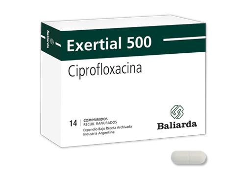 Exertial 500_500_10.png Exertial 500 Ciprofloxacina antibiótico Ciprofloxacina cistitis Infección urinaria Exertial 500 orinar nefritis picazón quinolona
